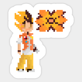 Pixel Arthur Sticker